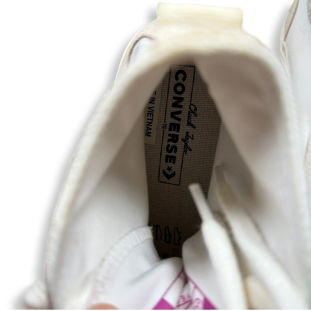 Converse Chuck 70 Hi Mixed Material Suede Canvas Egret White Womens 8.5 Mens 6.5 - Picture 12 of 12